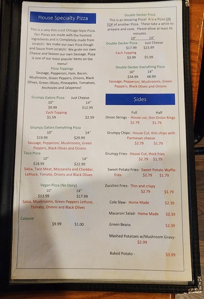 Grumpy Gators Bar & Grill Menu image 4